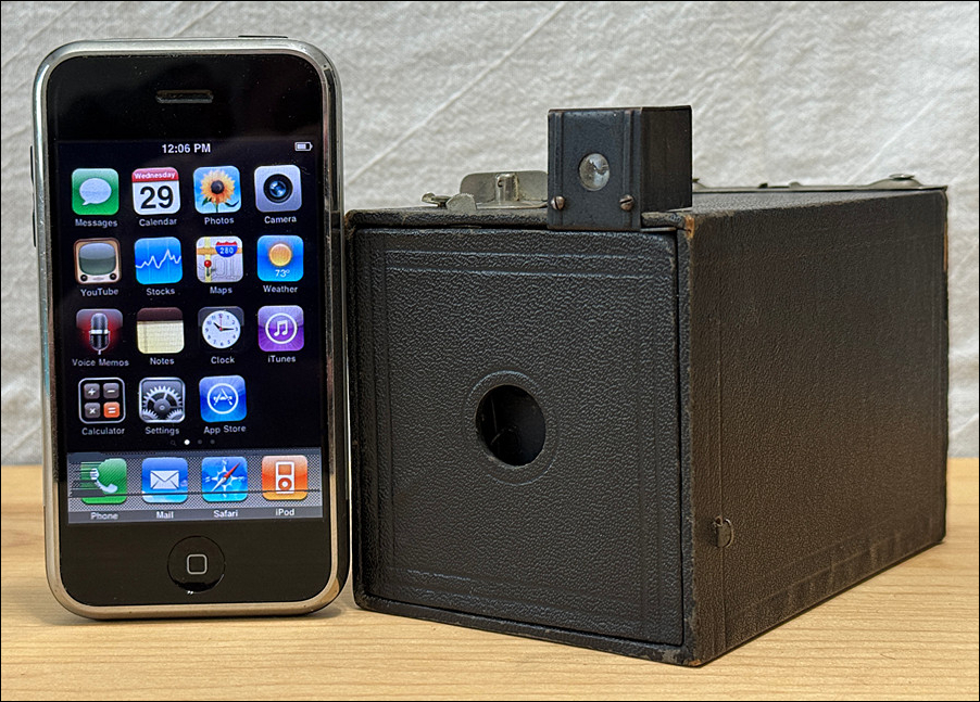 The Apple iPhone and Kodak Brownie 